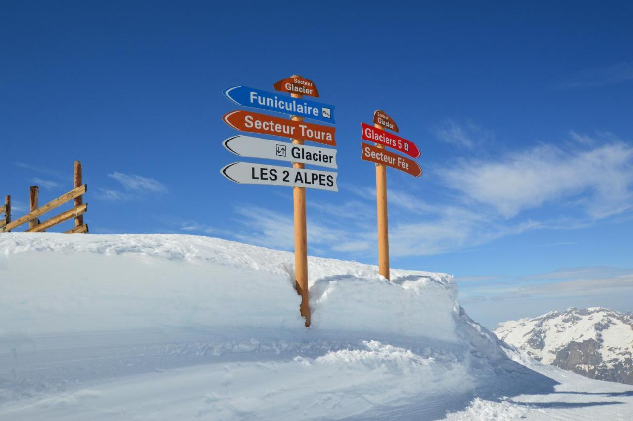 Hotel Serre Palas Les Deux Alpes Exteriör bild